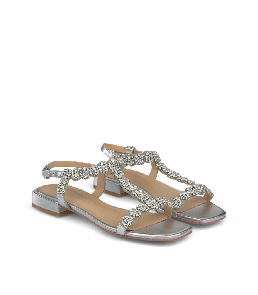 Alma En Pena Alma En Pena Flat Sandals | Vines Plata · Alma-pena